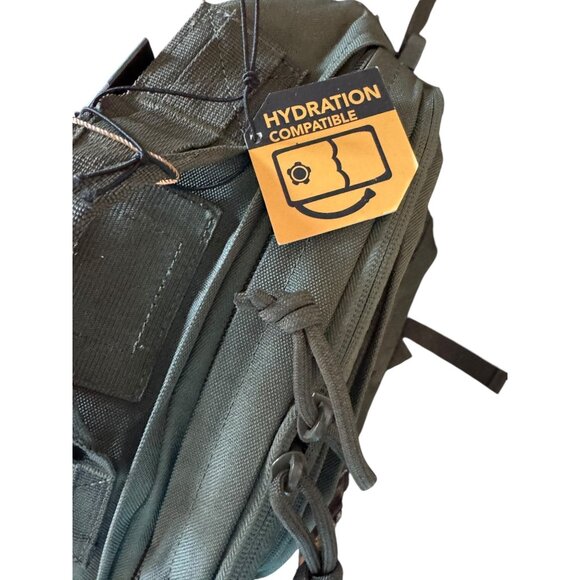 Highland Tactical Major Dark Green Heavy Duty Backpack MOLLE WEB HOOK-LOOP NWT - Picture 10 of 10